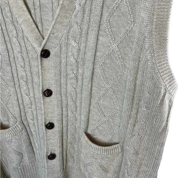 Mens towncraft grampa sweater vest xl‎ - Picture 2 of 6